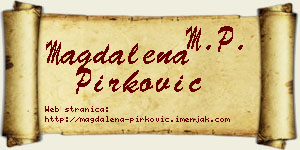 Magdalena Pirković vizit kartica